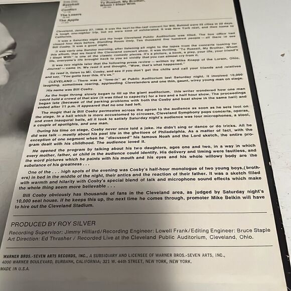 Bill Cosby TO RUSSELL, MY BROTHER, WHOM I SLEPT WITH Album - Picture 3 of 8